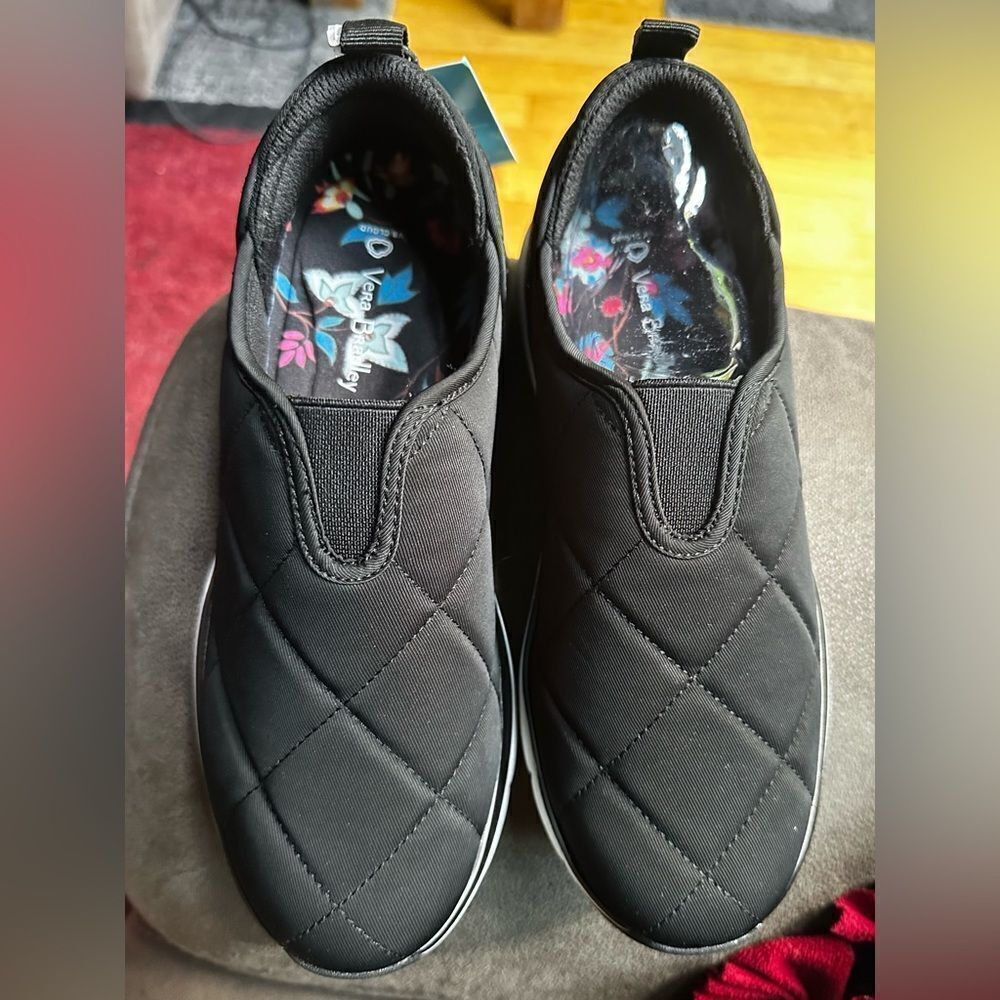 Vera Bradley Cloud slip on Black Sneakers